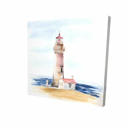 FONDO 16 x 16 in. Oregons Yaquina Head Lighthouse-Print on Canvas FO2776005